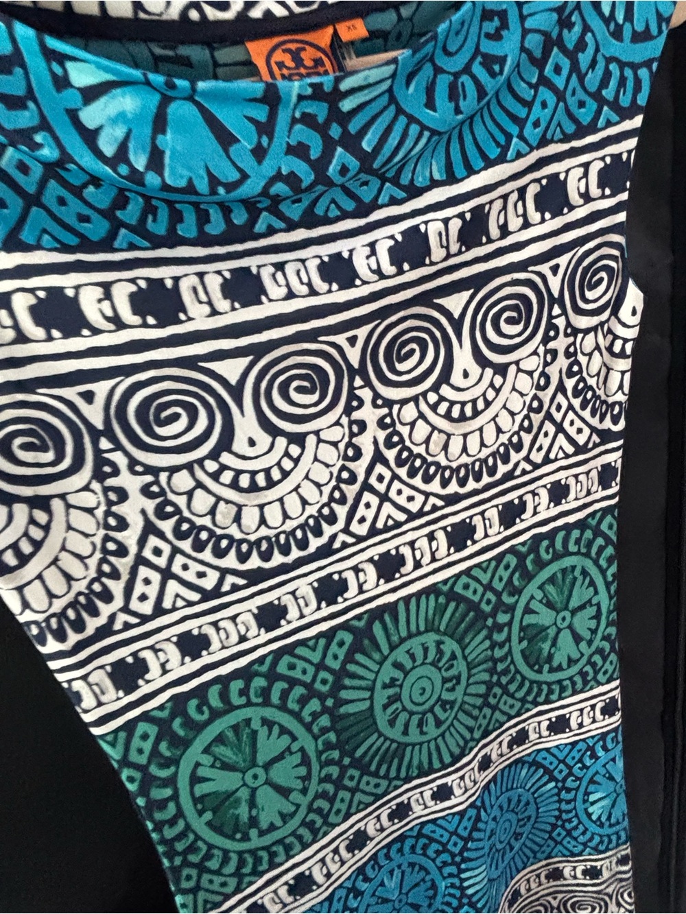 Tory Burch 100% Silk Pattern Boho Dress - Picture 5 of 10